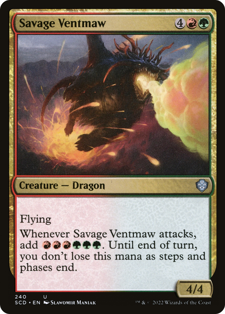 Magic: The Gathering - Savage Ventmaw - Starter Commander Decks