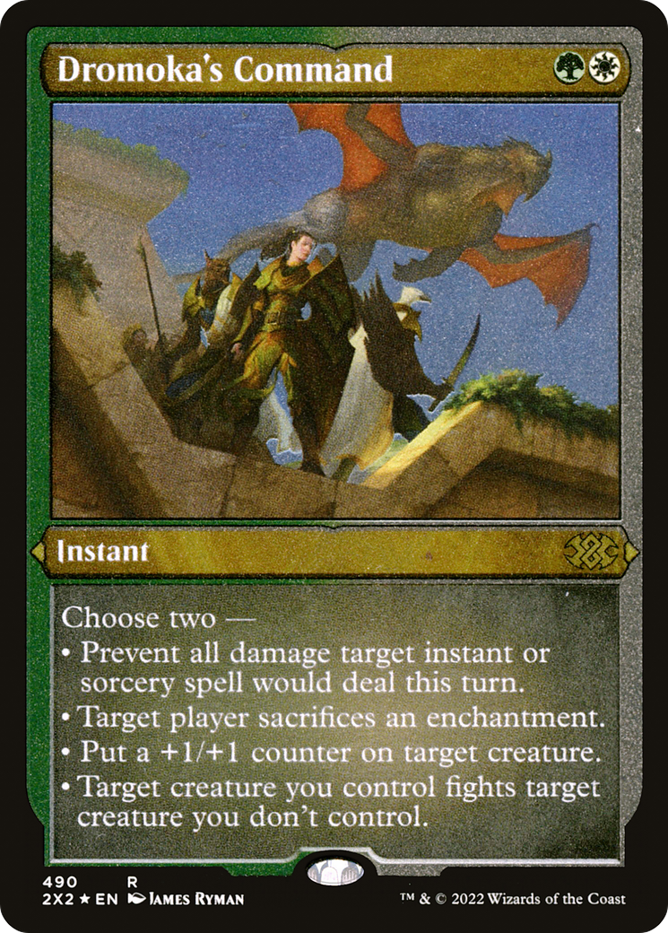Magic: The Gathering - Dromoka's Command Foil - Double Masters 2022