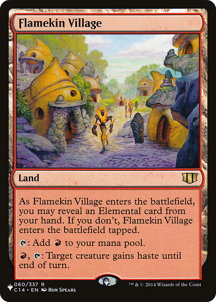 Magic: The Gathering - Flamekin Village - The List