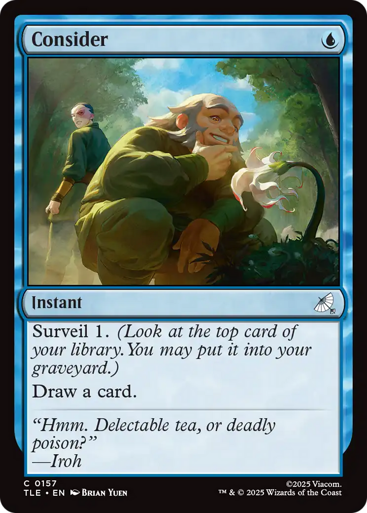 Magic: The Gathering - Consider - Avatar: The Last Airbender Eternal