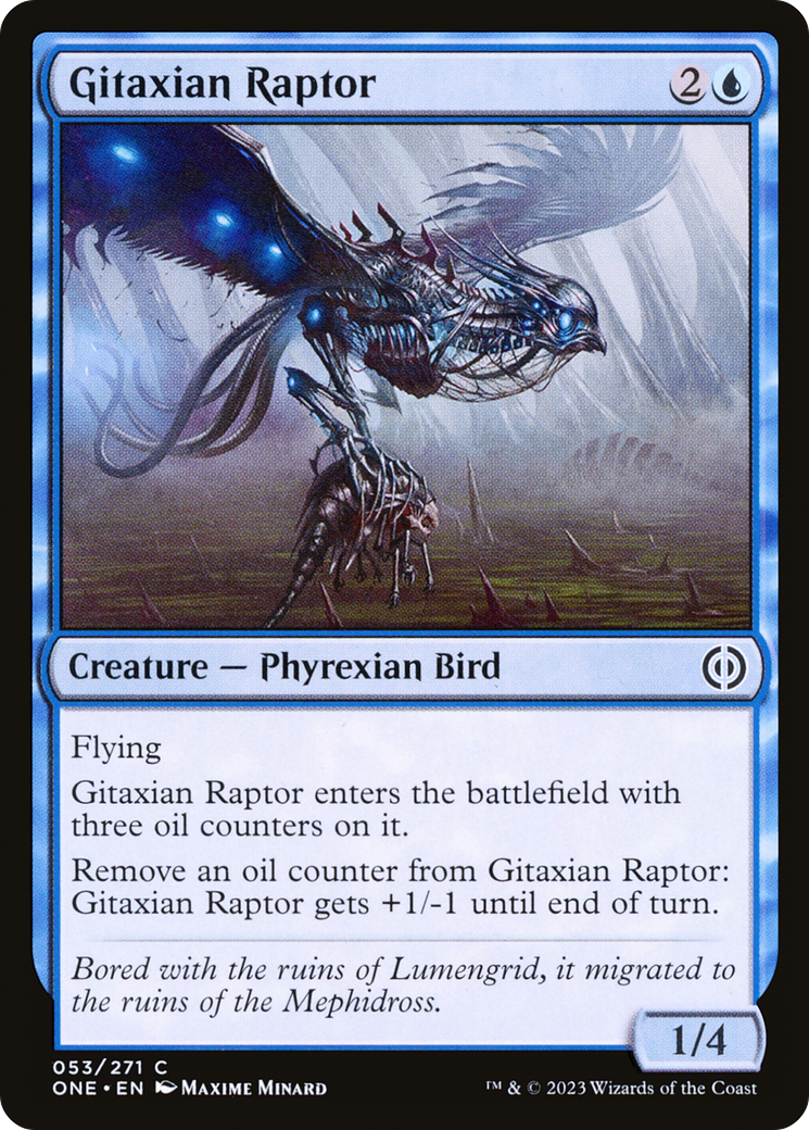 Magic: The Gathering - Gitaxian Raptor Foil - Phyrexia: All Will Be One