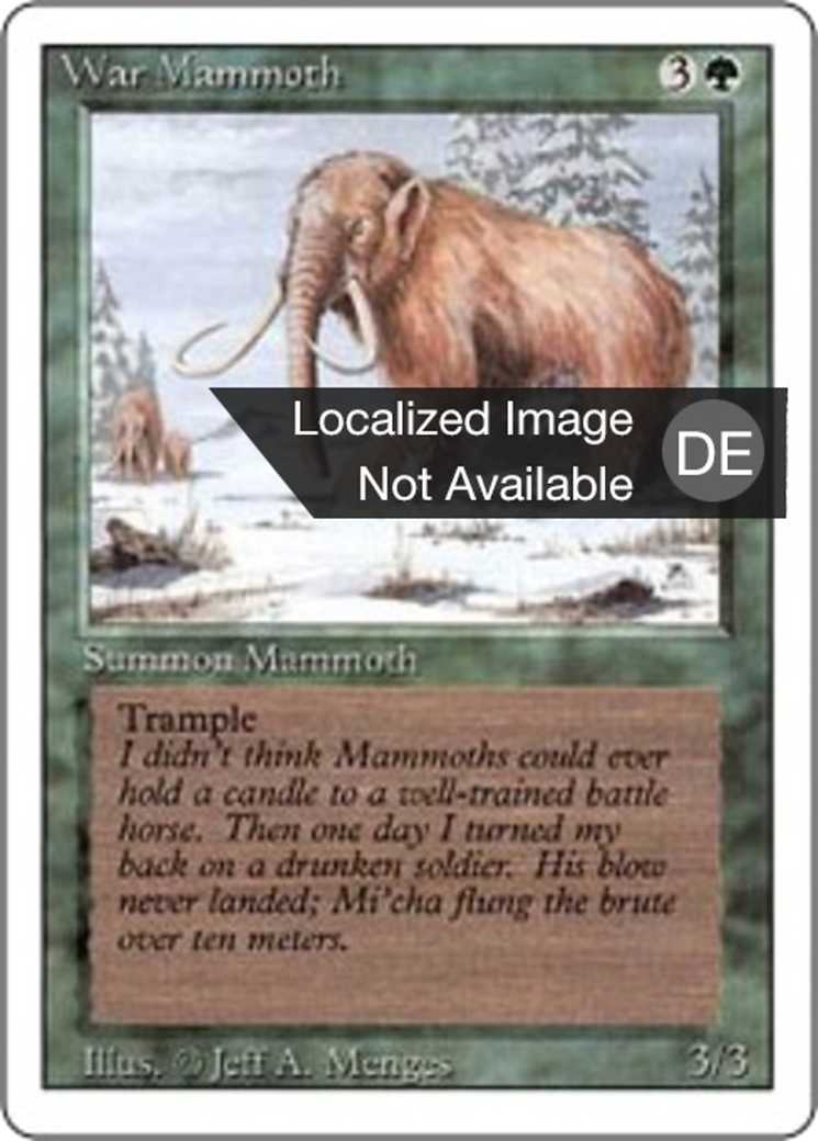 Magic: The Gathering - Kriegsmammut - Revised Edition