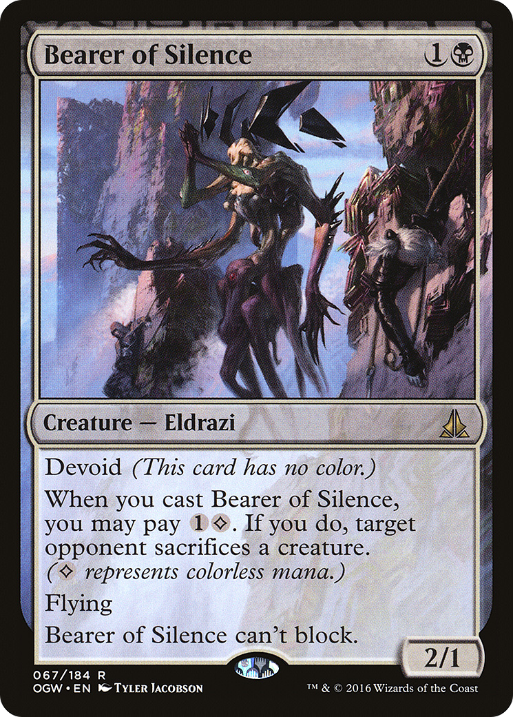 Magic: The Gathering - Bearer of Silence Foil - Oath of the Gatewatch