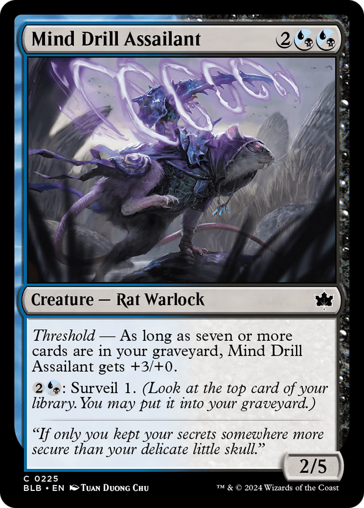 Magic: The Gathering - Mind Drill Assailant - Bloomburrow