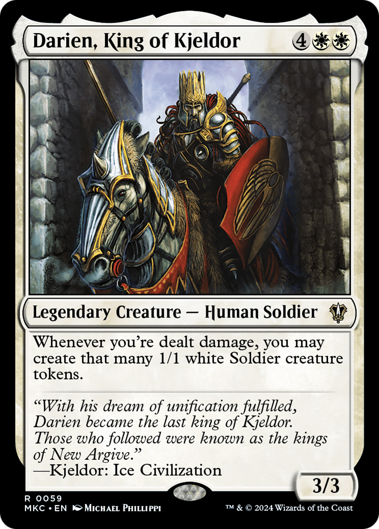 Magic: The Gathering - Darien, King of Kjeldor - Murders at Karlov Manor Commander