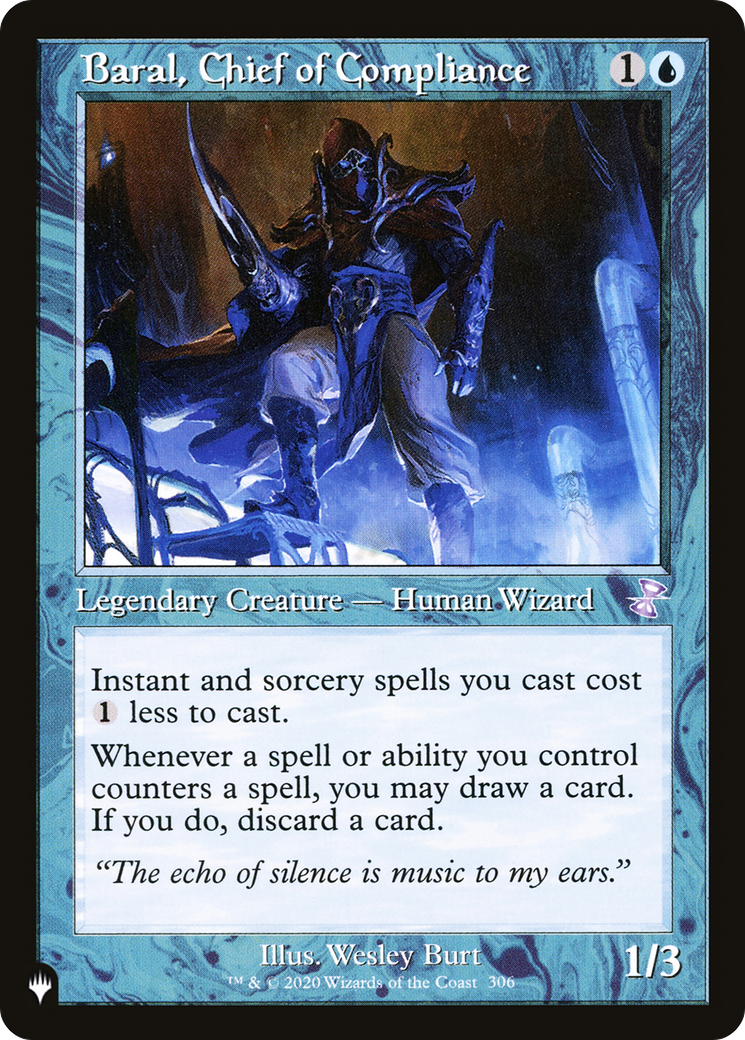 Magic: The Gathering - Baral, Chief of Compliance - The List