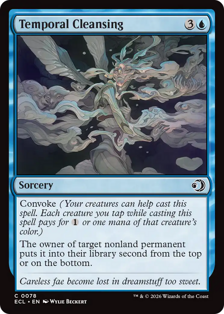 Magic: The Gathering - Temporal Cleansing Foil - Lorwyn Eclipsed