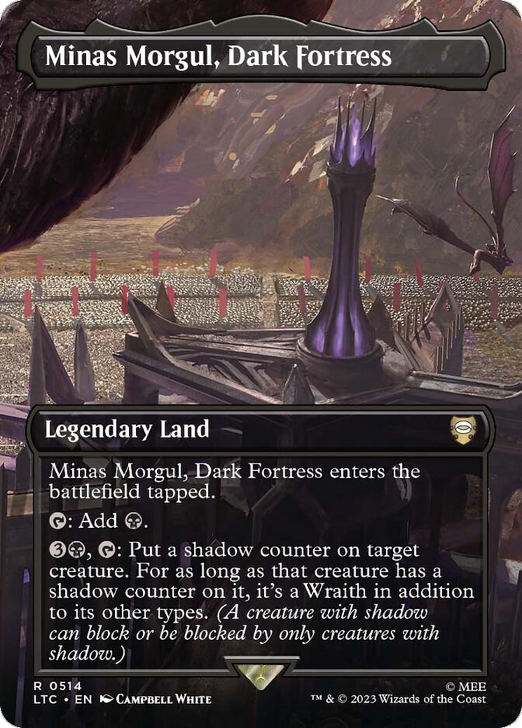 Magic: The Gathering - Minas Morgul, Dark Fortress Foil - Tales of Middle-earth Commander