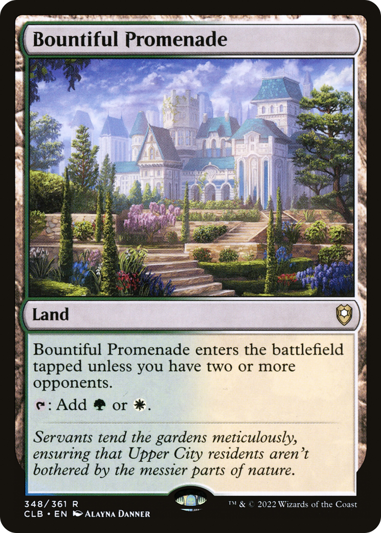 Magic: The Gathering - Bountiful Promenade - Commander Legends: Battle for Baldur's Gate