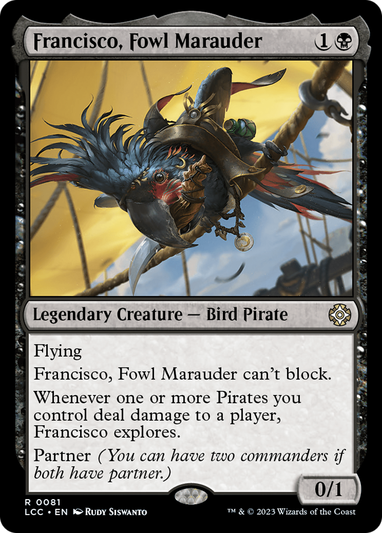 Magic: The Gathering - Francisco, Fowl Marauder - The Lost Caverns of Ixalan Commander