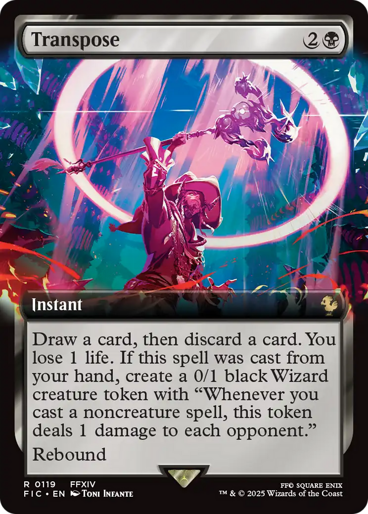 Magic: The Gathering - Transpose Foil - Final Fantasy Commander