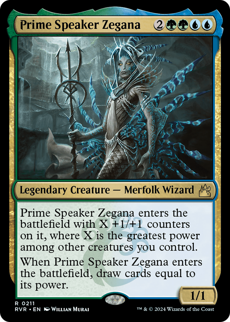 Magic: The Gathering - Prime Speaker Zegana Foil - Ravnica Remastered