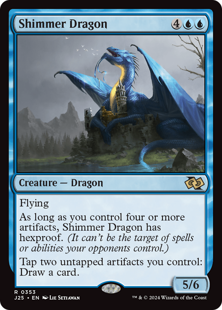 Magic: The Gathering - Shimmer Dragon - Foundations Jumpstart