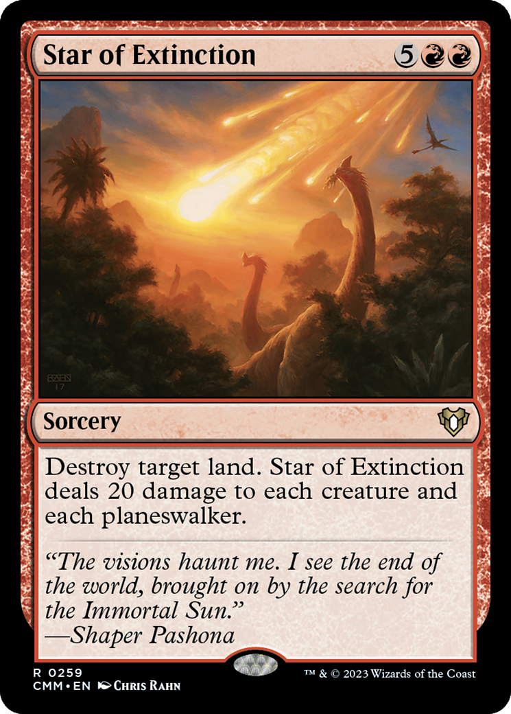 Magic: The Gathering - Star of Extinction Foil - Commander Masters