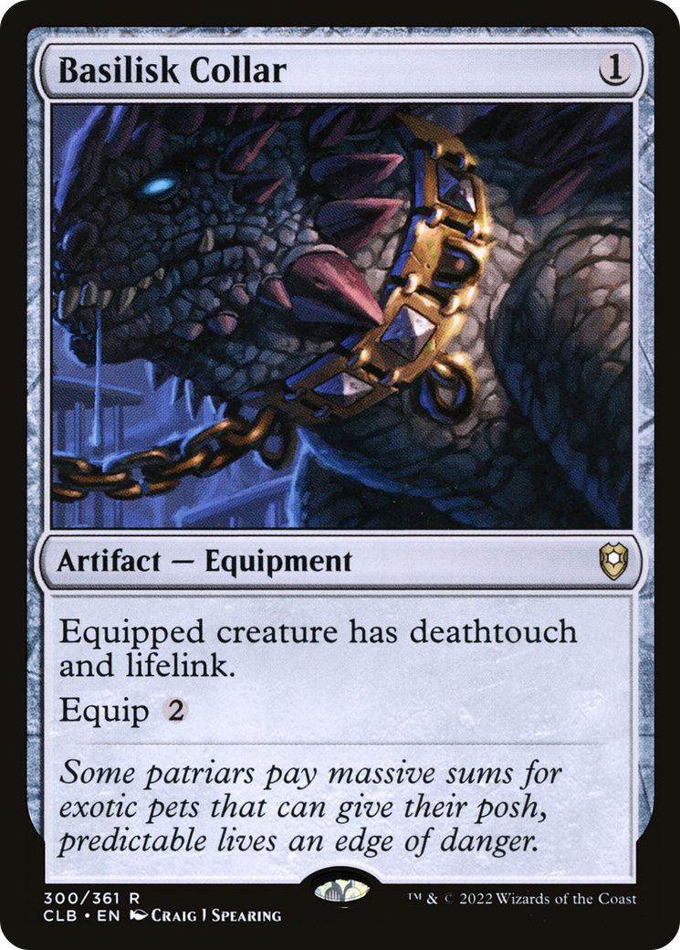 Magic: The Gathering - Basilisk Collar - Commander Legends: Battle for Baldur's Gate