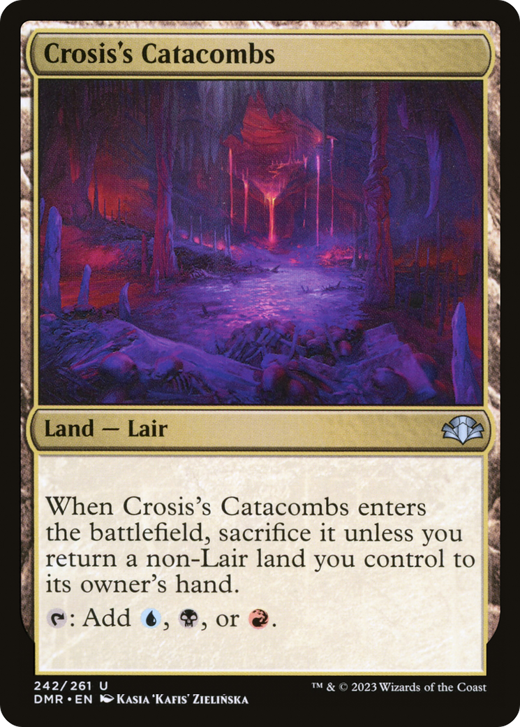 Magic: The Gathering - Crosis's Catacombs Foil - Dominaria Remastered