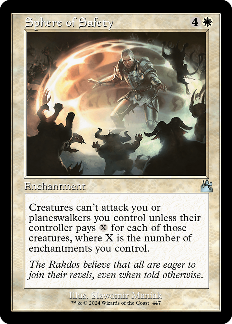 Magic: The Gathering - Sphere of Safety Foil - Ravnica Remastered