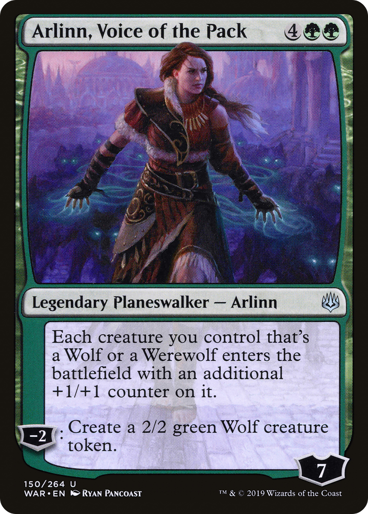 Magic: The Gathering - Arlinn, Voice of the Pack Foil - War of the Spark