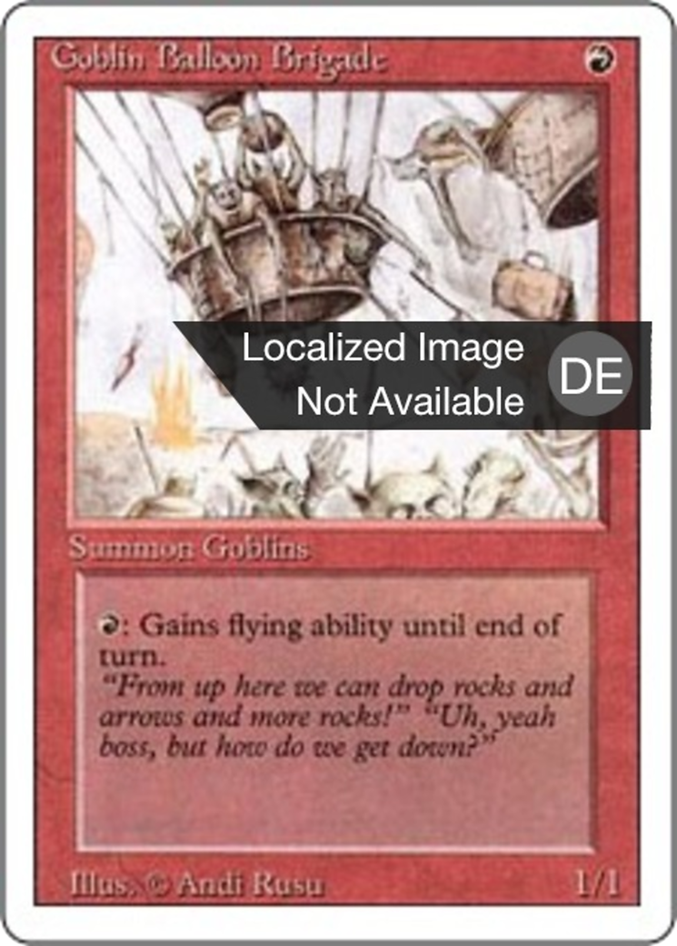 Magic: The Gathering - Ballonbrigade der Goblins - Revised Edition