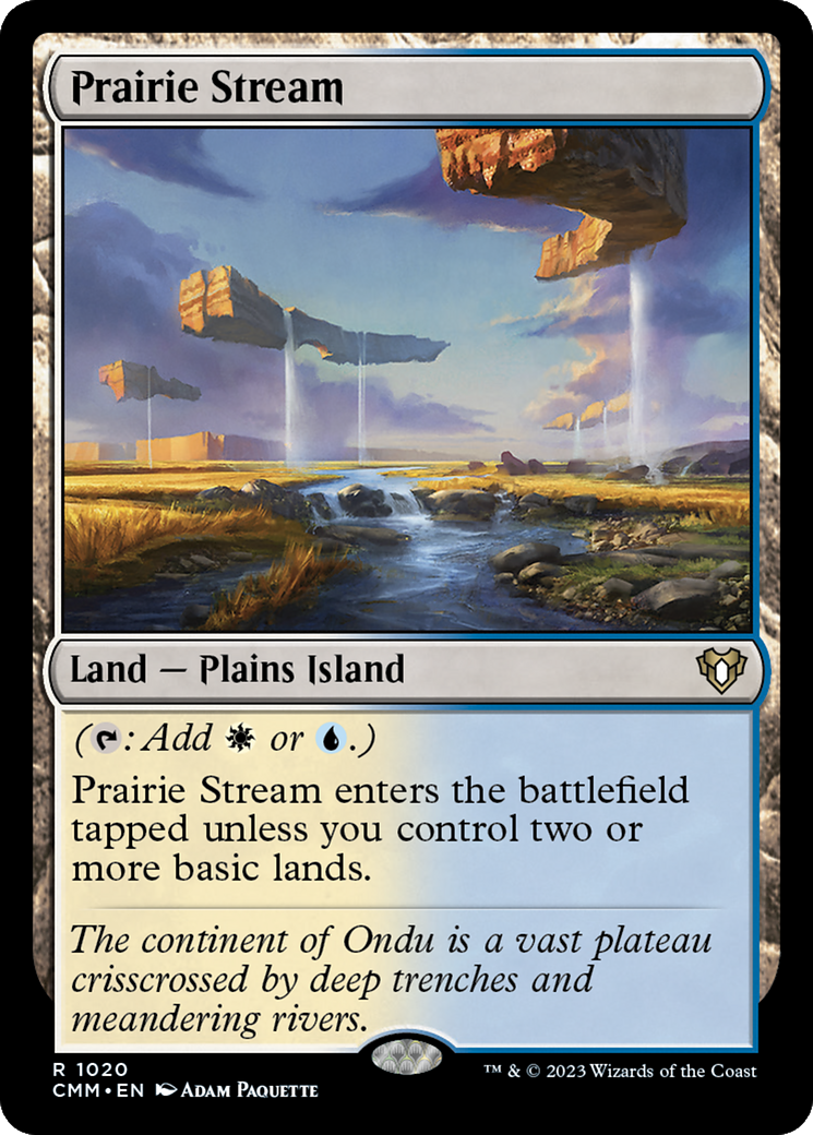 Magic: The Gathering - Prairie Stream - Commander Masters