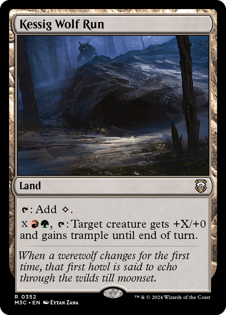 Magic: The Gathering - Kessig Wolf Run - Modern Horizons 3 Commander