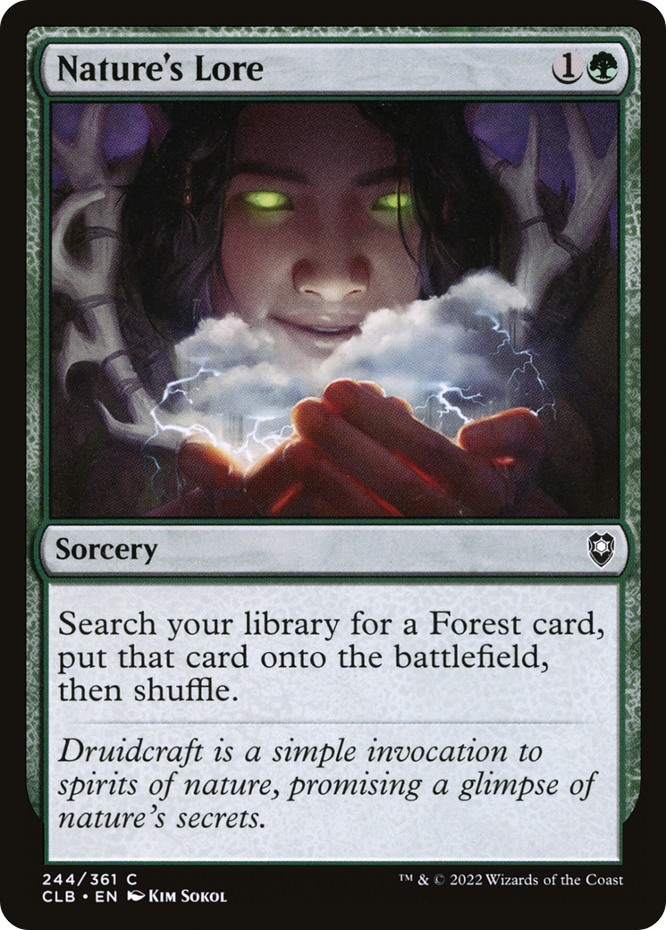 Magic: The Gathering - Nature's Lore - Commander Legends: Battle for Baldur's Gate