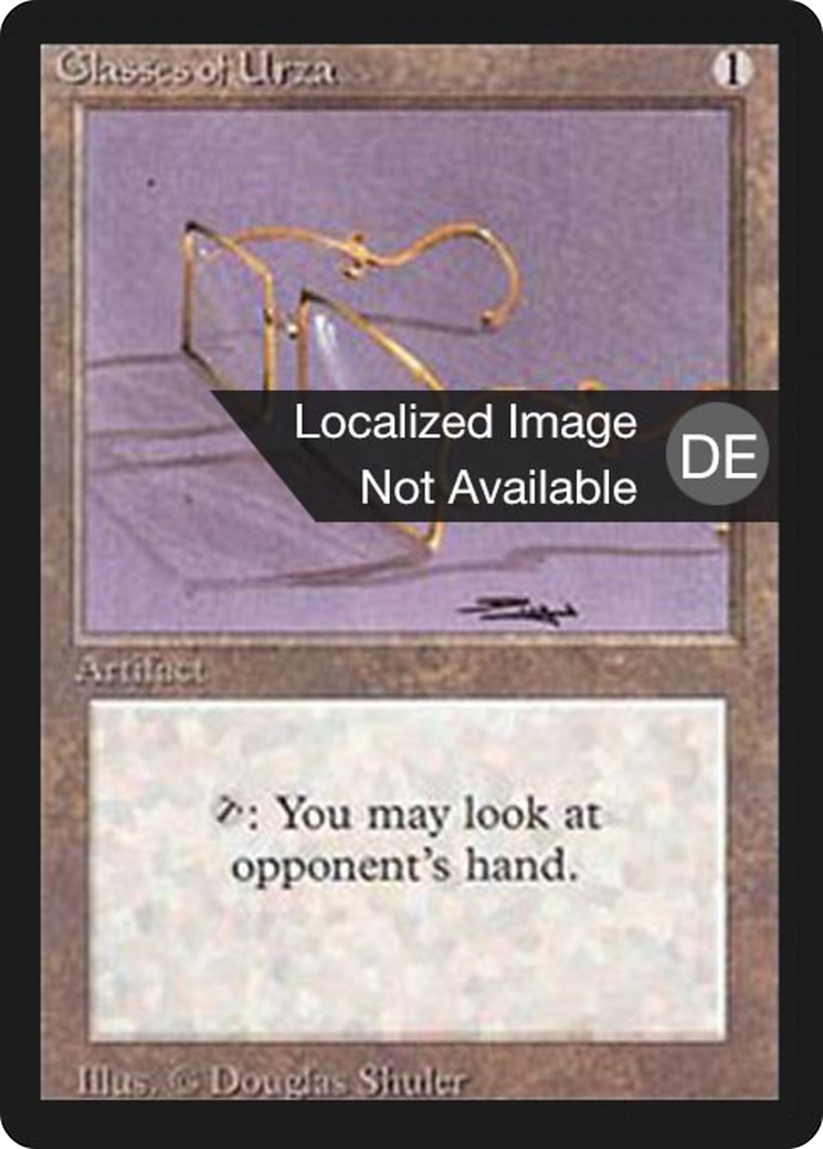 Magic: The Gathering - Urzas Brille - Foreign Black Border