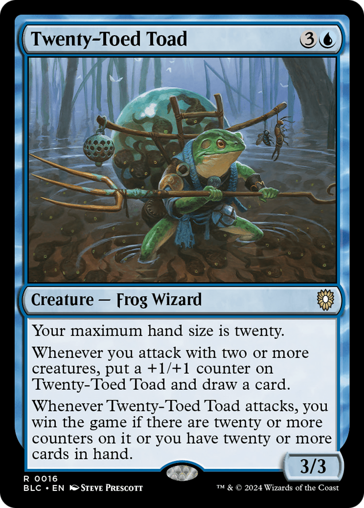 Magic: The Gathering - Twenty-Toed Toad - Bloomburrow Commander