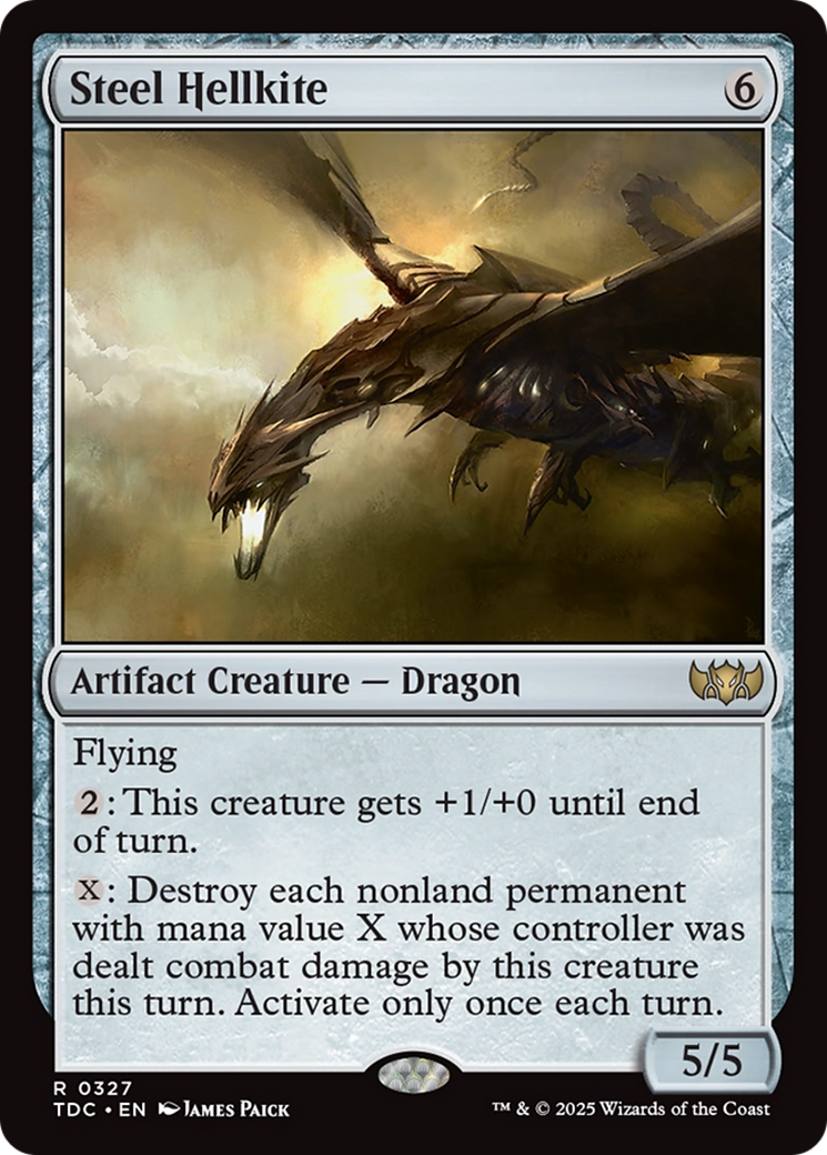 Magic: The Gathering - Steel Hellkite - Tarkir: Dragonstorm Commander
