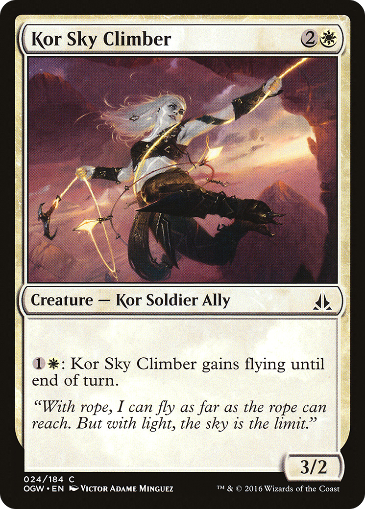 Magic: The Gathering - Kor Sky Climber Foil - Oath of the Gatewatch