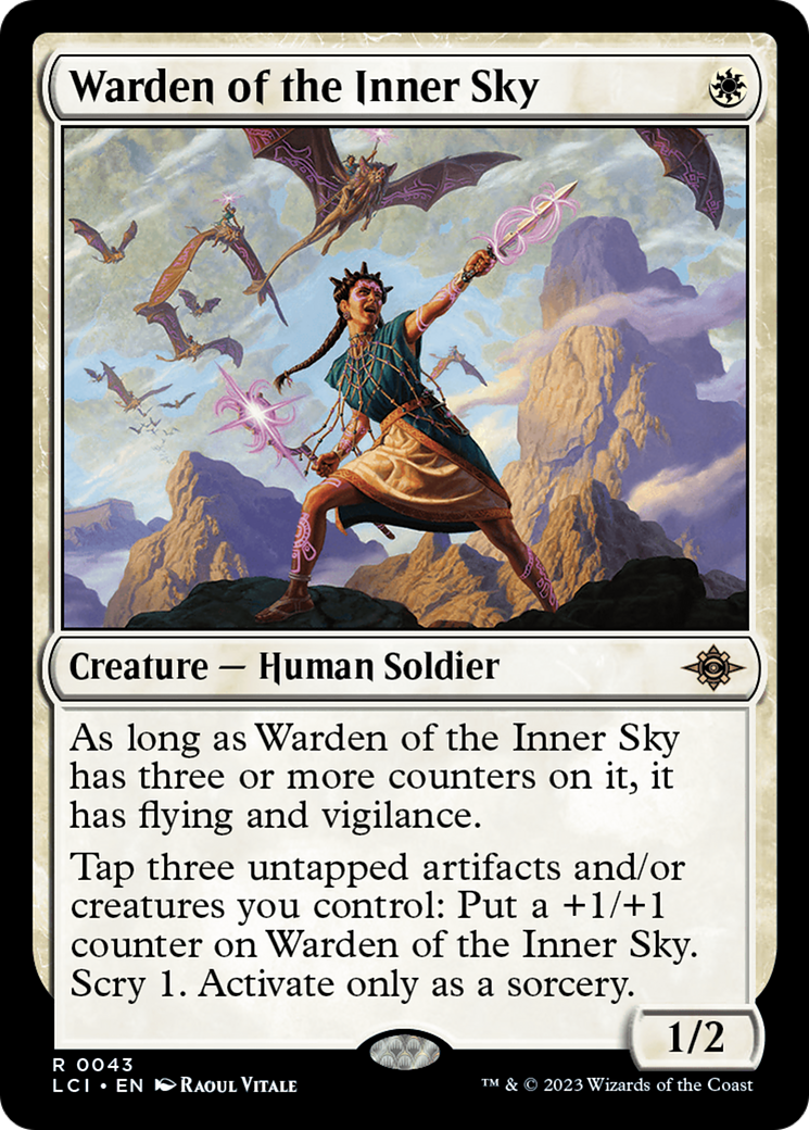 Magic: The Gathering - Warden of the Inner Sky Foil - The Lost Caverns of Ixalan