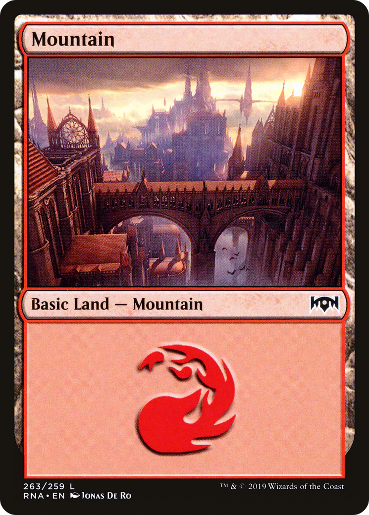 Magic: The Gathering - Mountain #263 Foil - Ravnica Allegiance