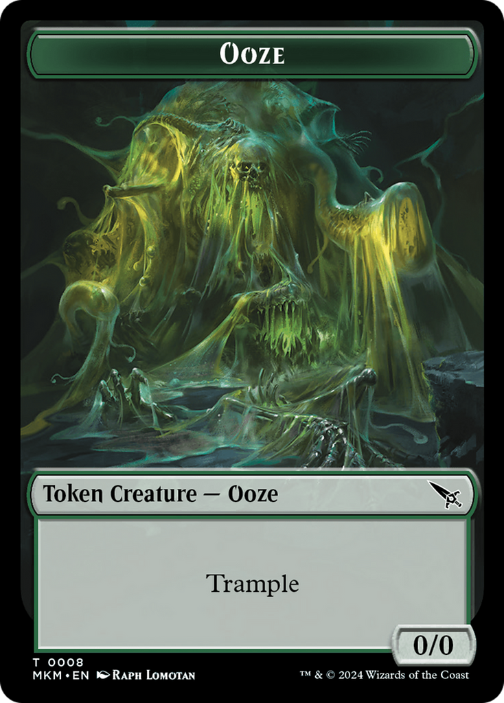 Magic: The Gathering - Ooze Token - Murders at Karlov Manor Tokens