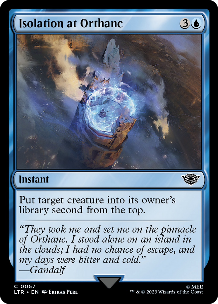 Magic: The Gathering - Isolation at Orthanc - The Lord of the Rings: Tales of Middle-earth
