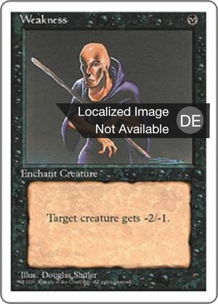 Magic: The Gathering - Schwäche - Fourth Edition