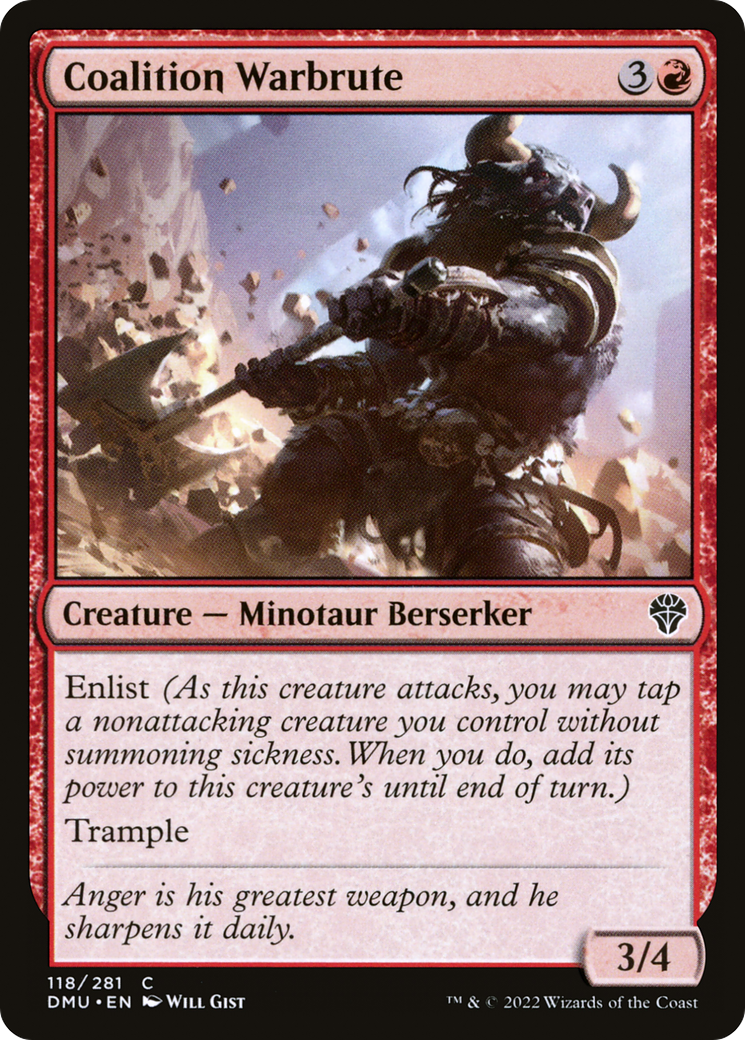 Magic: The Gathering - Coalition Warbrute Foil - Dominaria United