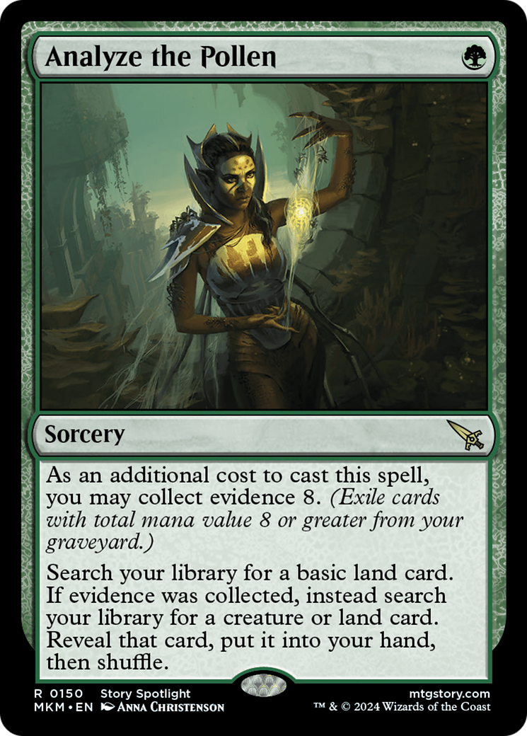 Magic: The Gathering - Analyze the Pollen Foil - Murders at Karlov Manor
