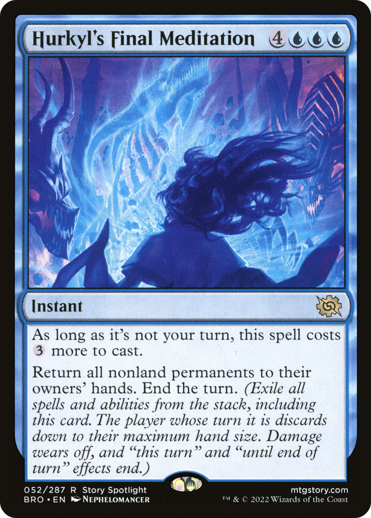 Magic: The Gathering - Hurkyl's Final Meditation Foil - The Brothers' War