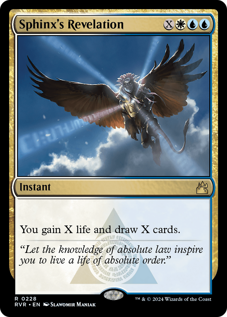 Magic: The Gathering - Sphinx's Revelation Foil - Ravnica Remastered
