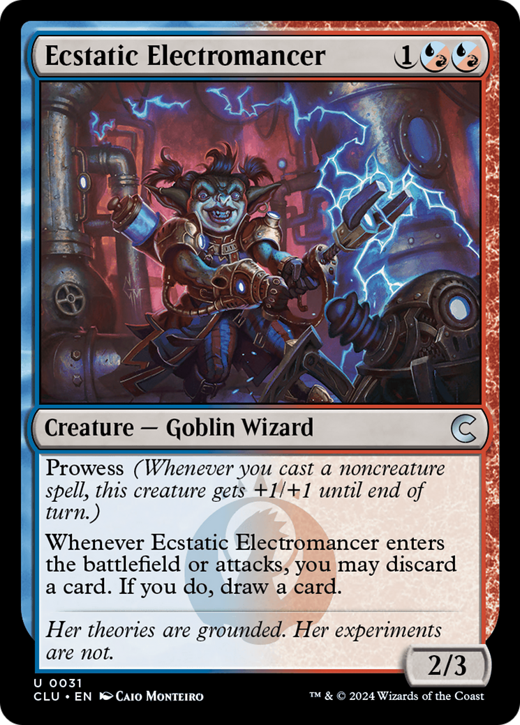 Magic: The Gathering - Ecstatic Electromancer - Ravnica: Clue Edition