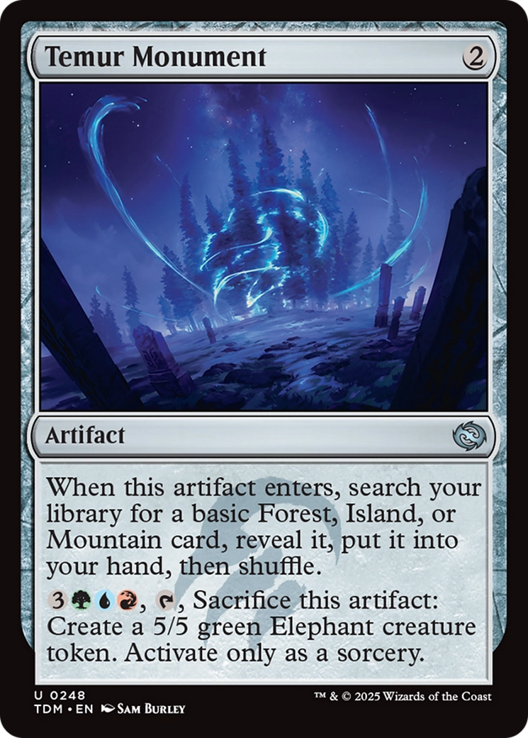 Magic: The Gathering - Temur Monument - Tarkir: Dragonstorm