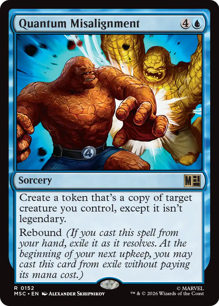 Magic: The Gathering - Quantum Misalignment - Marvel Super Heroes Commander