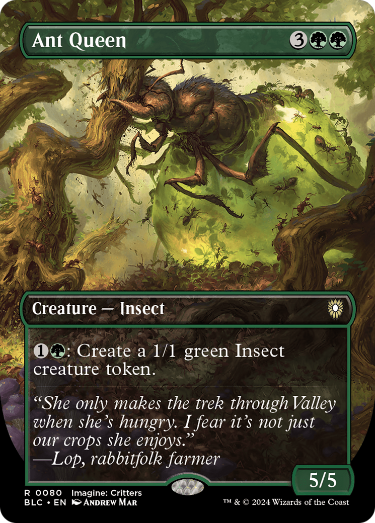 Magic: The Gathering - Ant Queen Foil - Bloomburrow Commander