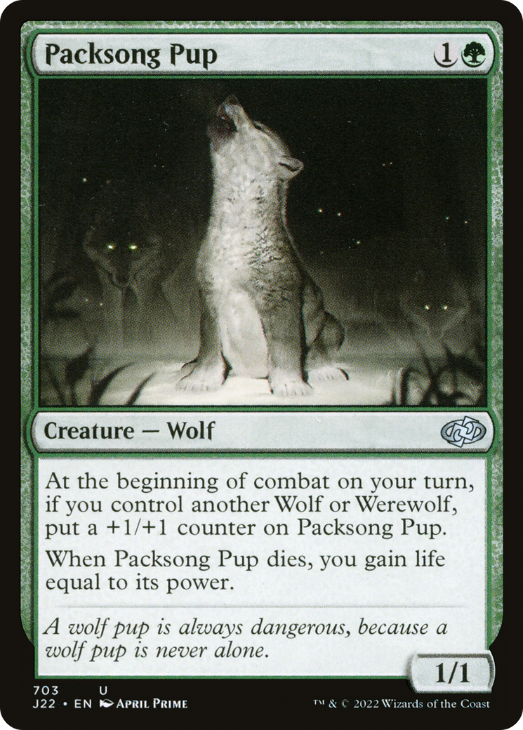 Magic: The Gathering - Packsong Pup - Jumpstart 2022