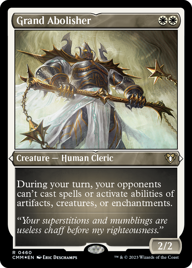 Magic: The Gathering - Grand Abolisher Foil - Commander Masters
