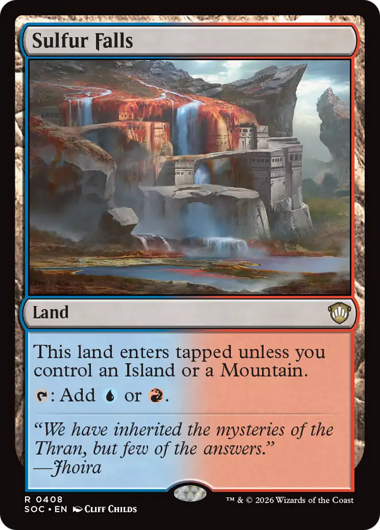 Magic: The Gathering - Sulfur Falls - Secrets of Strixhaven Commander