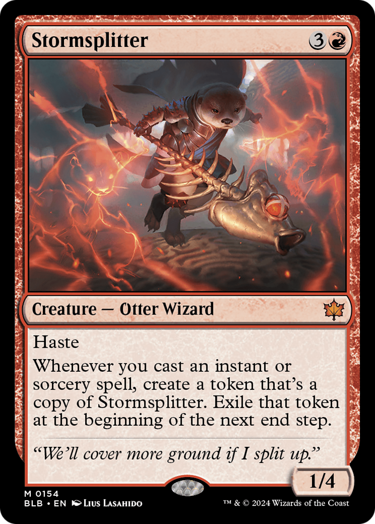 Magic: The Gathering - Stormsplitter Foil - Bloomburrow