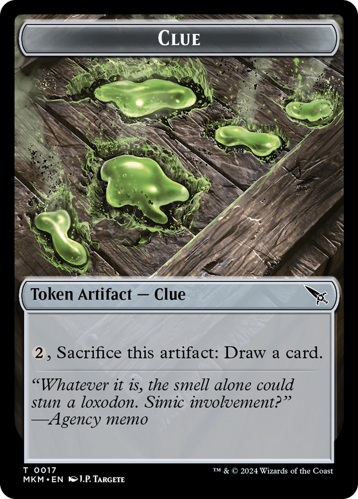 Magic: The Gathering - Clue Token - Murders at Karlov Manor Tokens