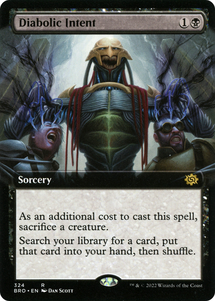 Magic: The Gathering - Diabolic Intent Foil - The Brothers' War