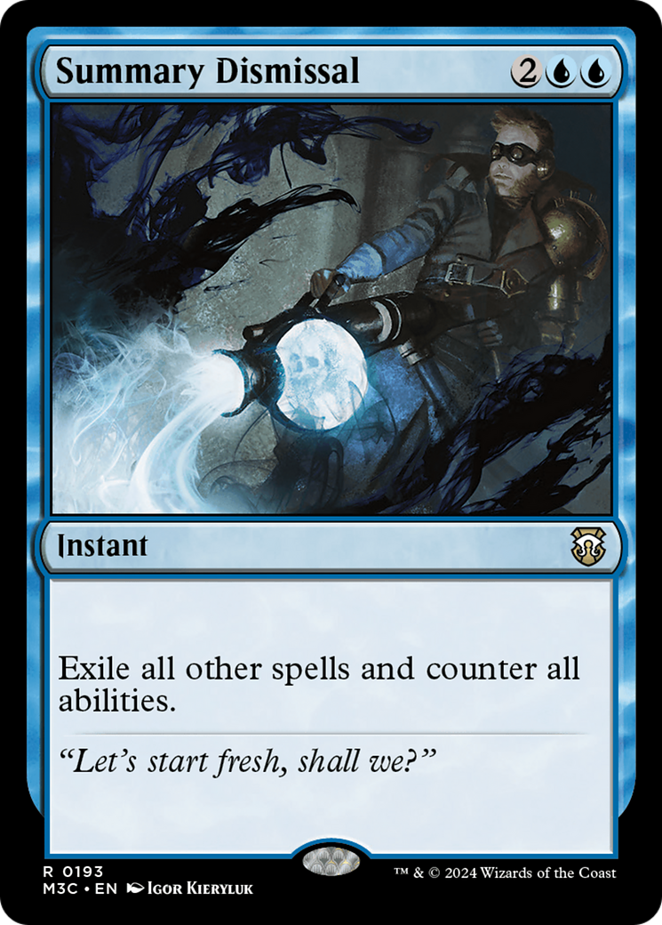 Magic: The Gathering - Summary Dismissal - Modern Horizons 3 Commander